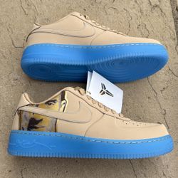 New Nike Kobe Bryant Air Force 1 Low Protro FCS Linen Shoes Men’s 10.5