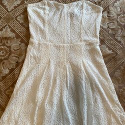 Flawless, White Dress, Size Large