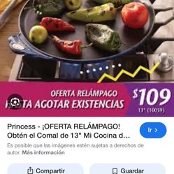 Comal Mi Cocina Princess Hause Nuevo En Caja 