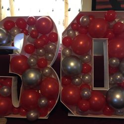 Balloon Mosaic Numbers 
