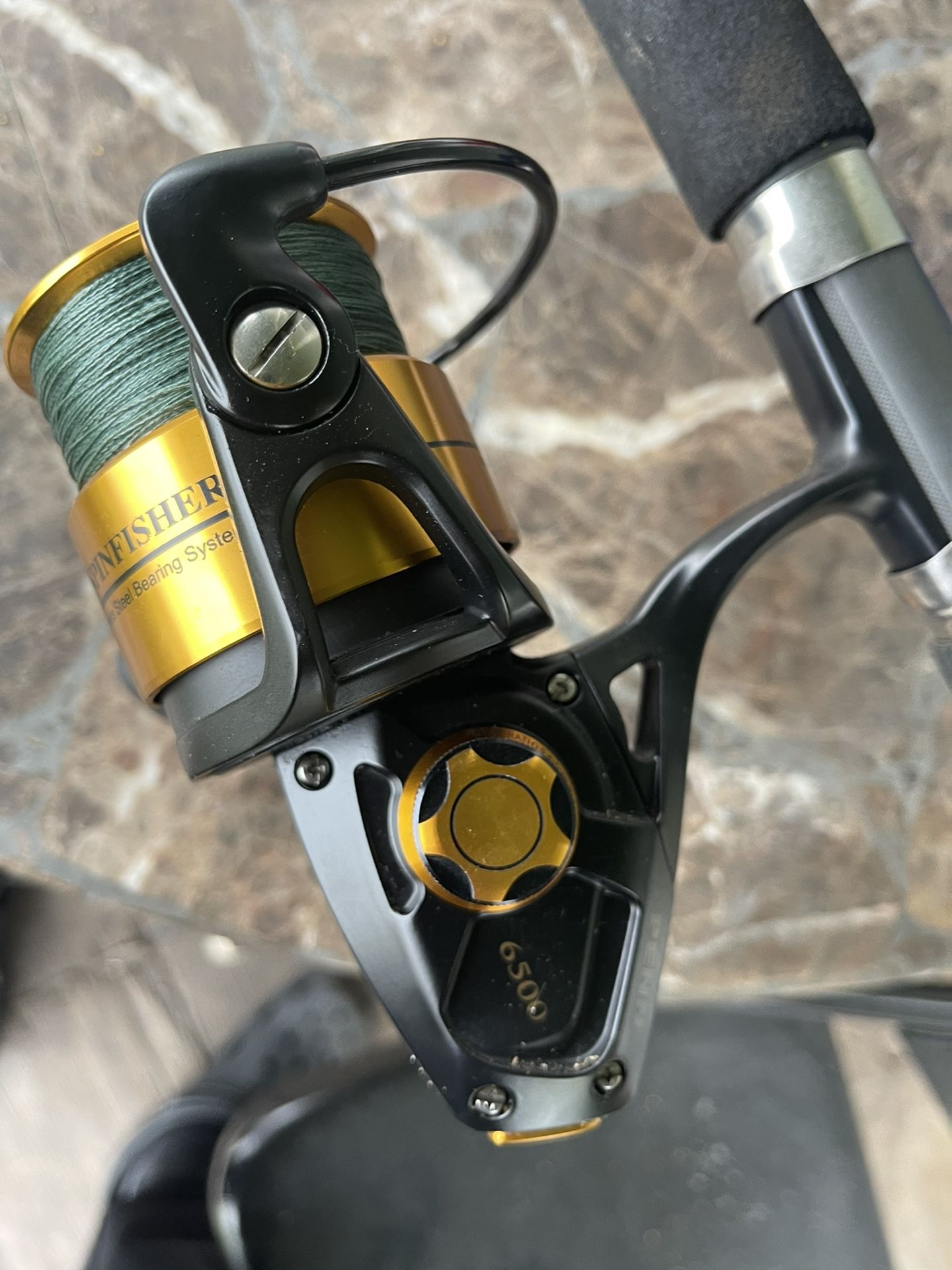 Penn Spinfisher 6500 Reel And Rod Combo