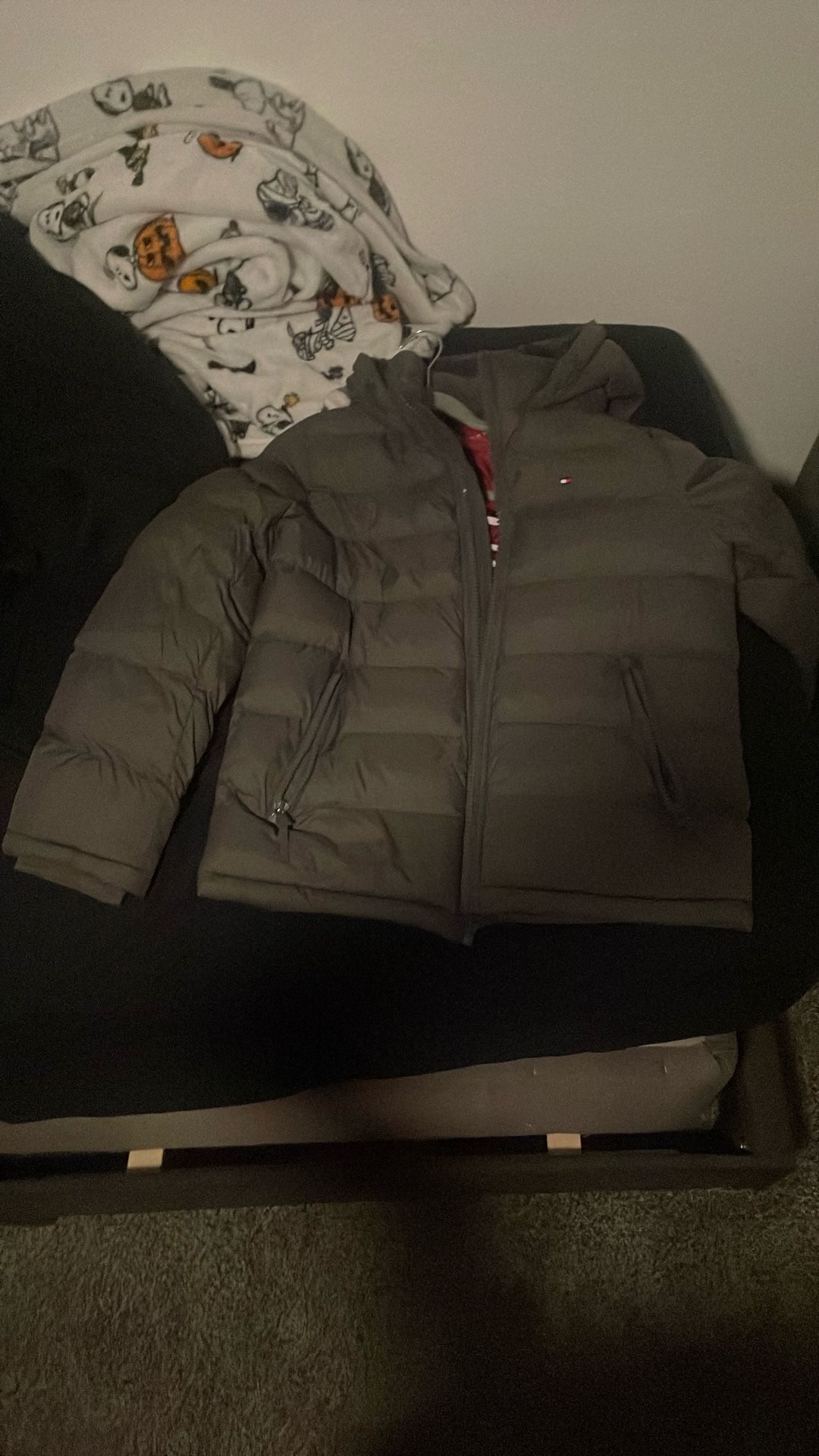 Tommy Hilfiger Puffer Coat Jacket Wind Restiance And Water Resistant