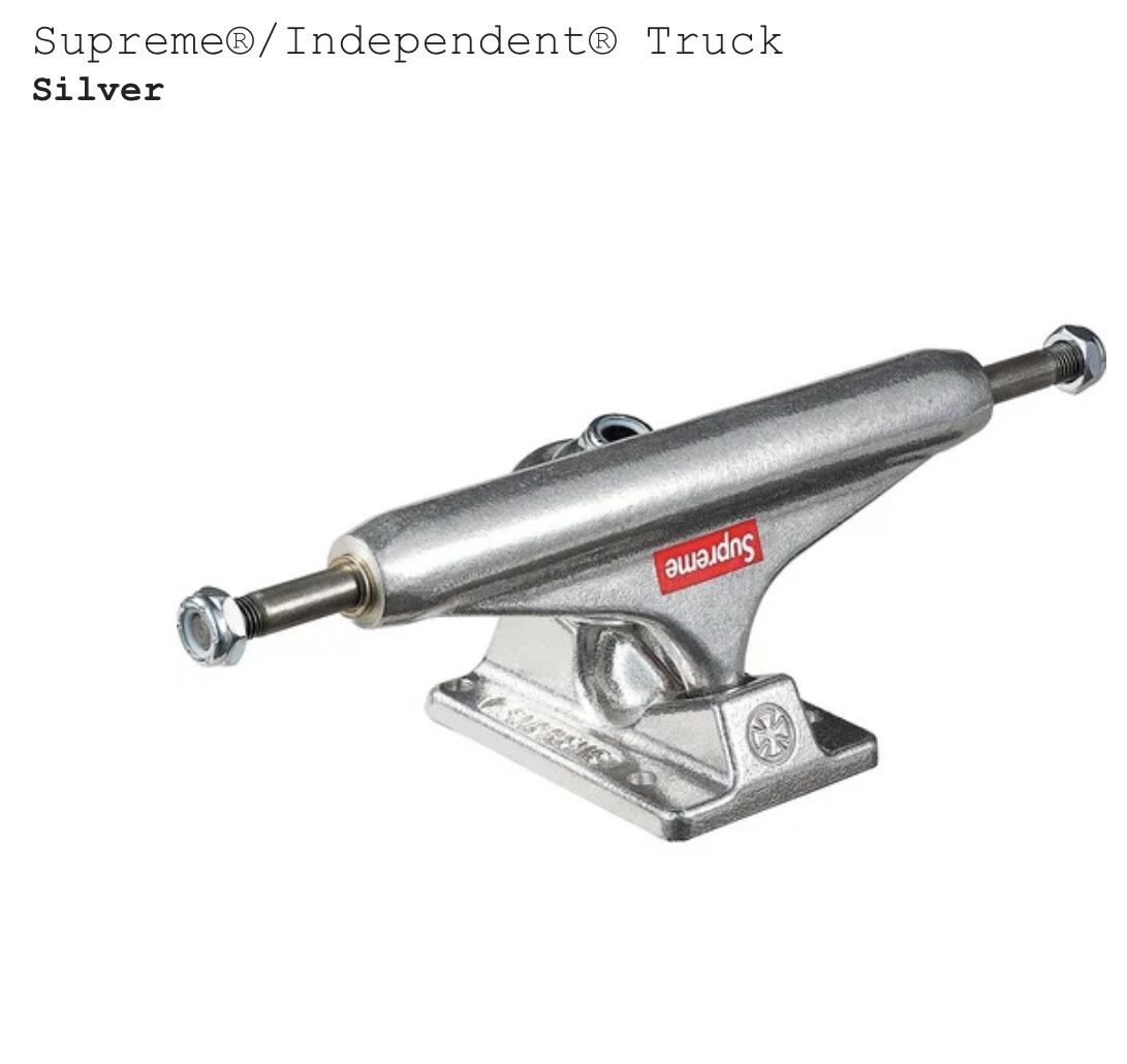 Supreme Scateboard Trucks Size 29