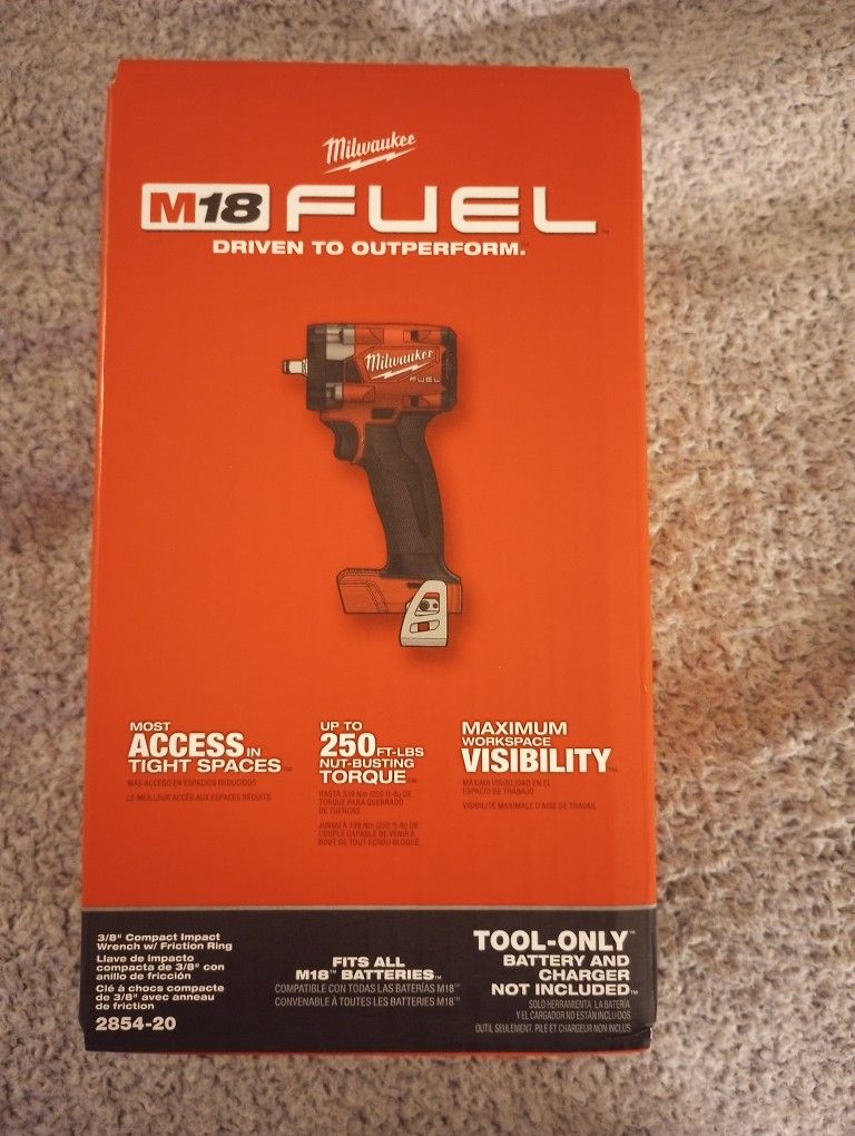 Milwaukee Generation 3 3/8 Impact Wrench Fuel Brushless