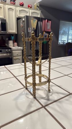 Gold Candle Holder