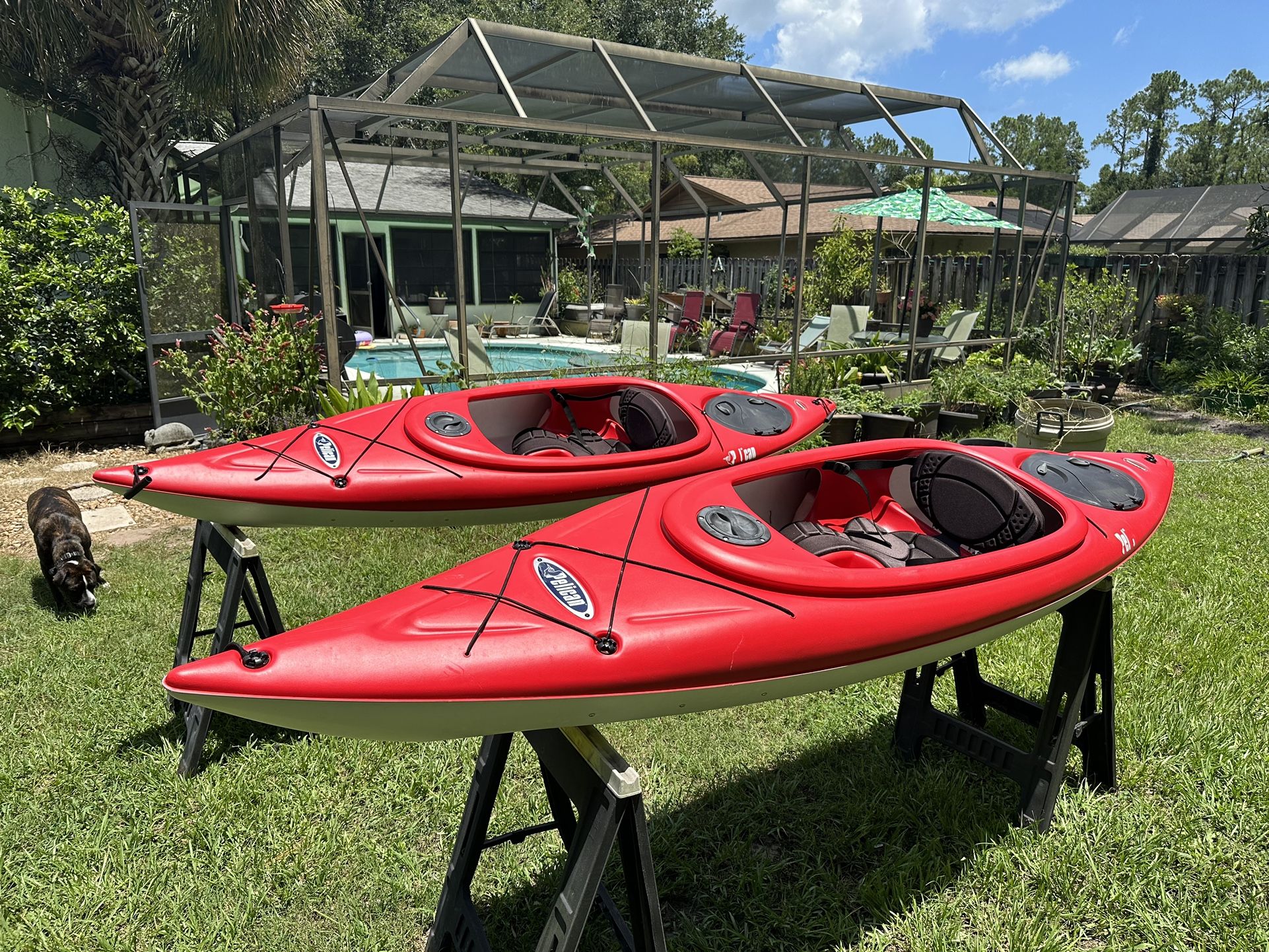 Pelican Escape 100 SE Sit-in Kayaks (two)