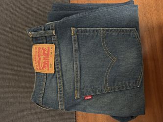 Levi’s 505™ Regular Men’s Jeans – Medium/Dark Wash (36x30)