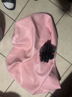 Pink yoga ball