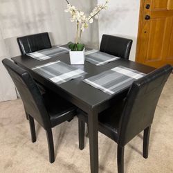 💖 PARA MAMA Comedor Compacto De 4 Sillas