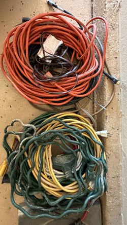 Lot of Extension Cords and Cables