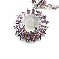 Sterling Ruby Necklace