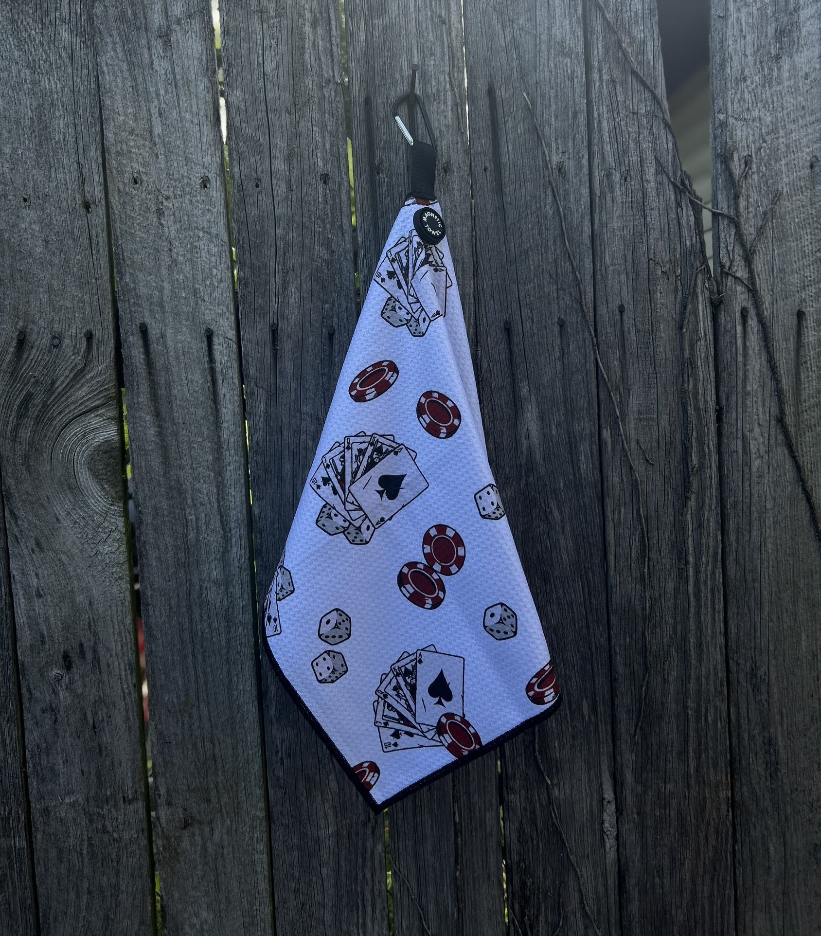 Casino Golf Magnet Towel