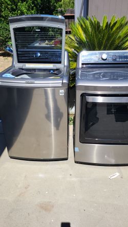 LG HE WASHER ELECTRIC DRYER SET WORKS GREAT CAN DELIVER ANYWHERE