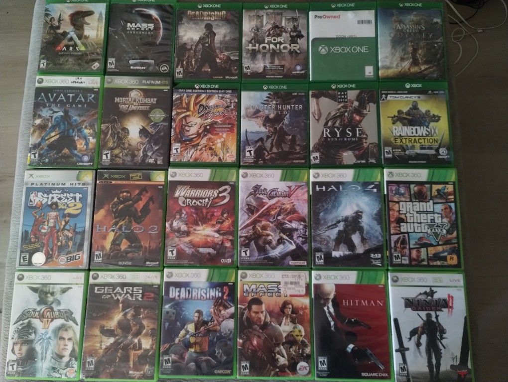 Ps2 PS4 OGXbox Xbox One S Xbox 360