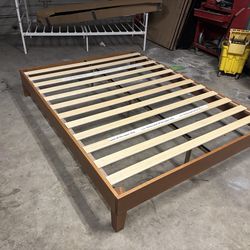 Queen  size 12” wood bed frame (( BRAND NEW  ))