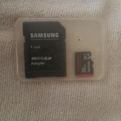 SD Memory Card With Adapter 32GB