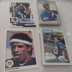 Football Baseball Basketball. Deon Sanders 90 Upper Deck, Griffey 89 Team Set. Largent 87 Team Set, 2022 Donruss  Luka Doncic Cash Porch PU Redmond 