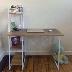 Cute Tan And White Desk