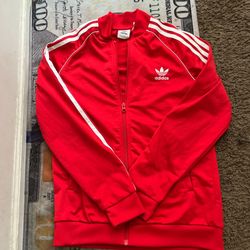 Adidas Red  Track Jacket 