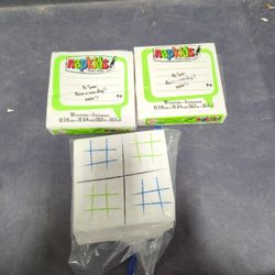 Note And Tic Tac Toe Napkins