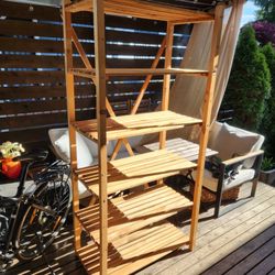 Wood Storage Shelf