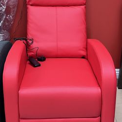 Red Recliner Massage Chair 