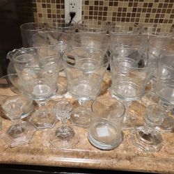 assorted glass vases