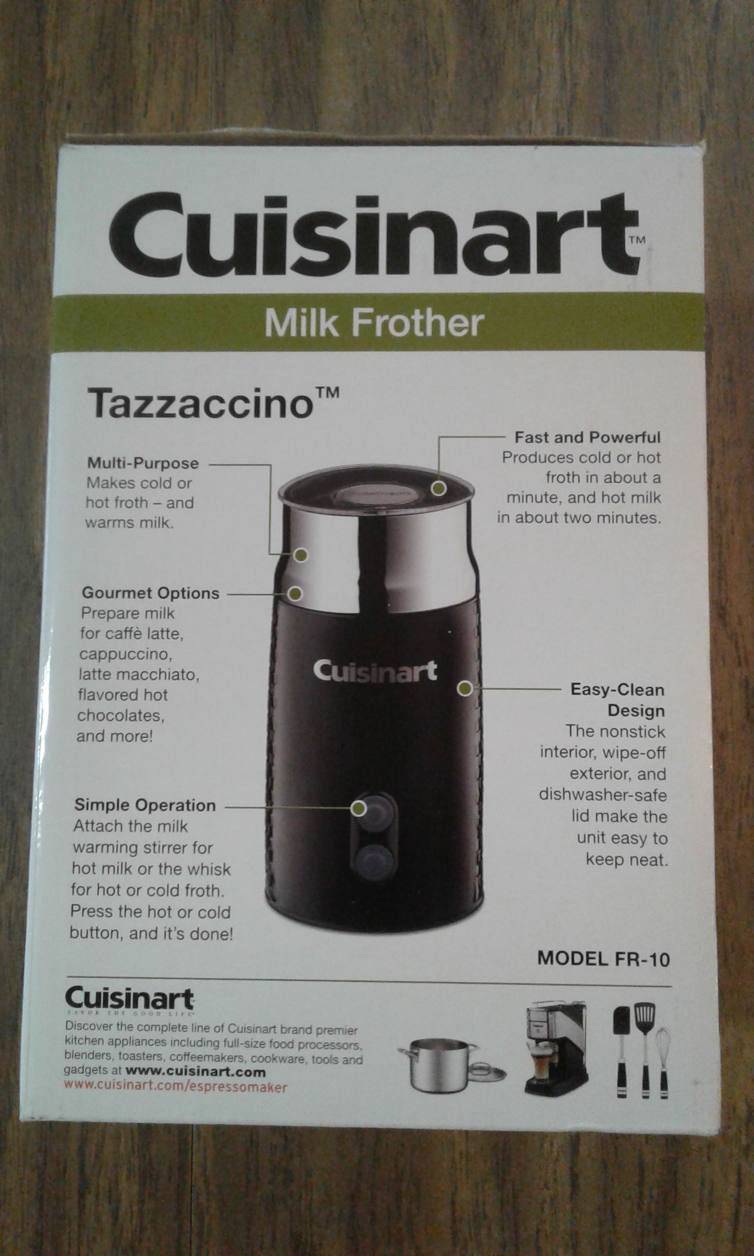 Cuisinart FR-10C Tazzaccino Milk Frother — Topchoice Electronics