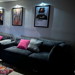 gray modern couch