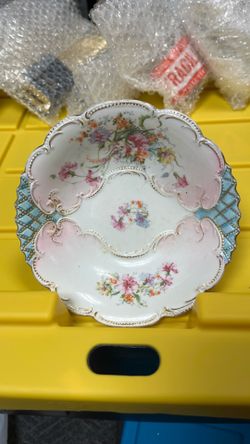 Antique RS Prussia Type Porcelain Berry Bowl