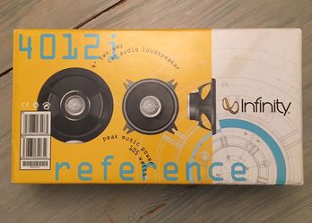 SET OF NEW INFINITY 4012i HIGH END CAR SPEAKERS