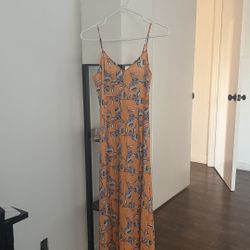ASOS Parisian Tall cami strap maxi dress in yellow floral