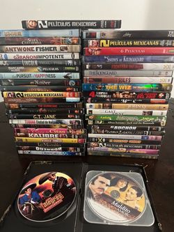 DVD bundle Spanish and English movies