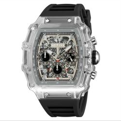 Stylish Invicta X Activia watch in black and silver