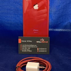 Apple iPhone XR red and white 64 GB unlocked $380