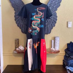 Homemade Dress Made from Tee Shirts! 