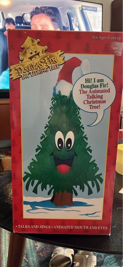 Douglas Fir The Talking Tree by Gemy Animated Christmas