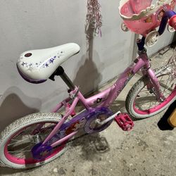 Girls 12-14 Inch princess bike 