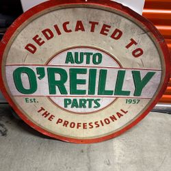 Antique O’REILLY AUTO PARTS METAL SIGN