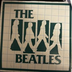 Dark Green Beatles Decal Sticker 