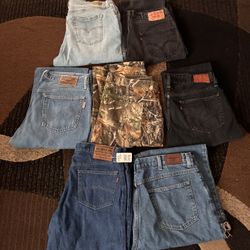 Different Sized Jeans