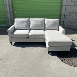 *Free Delivery* Gray Sectional Couch Sofa w/ Reversible Chaise