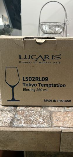 Lucaris Tokyo Temptation Riesling Crystal Glasses