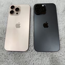 I Phone 16 Pro Max Both Locked Both 256. 