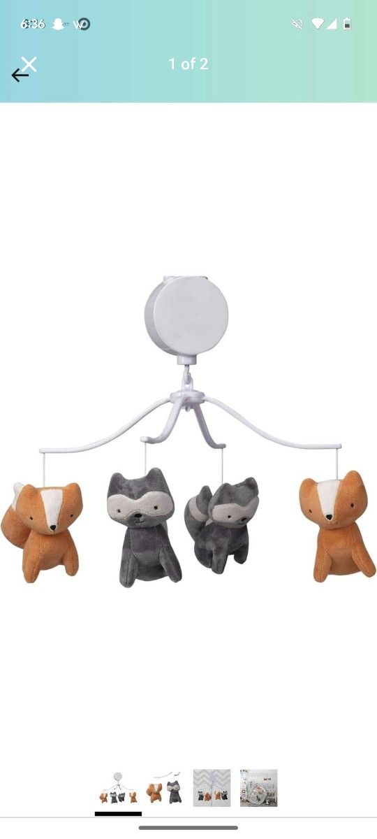Crib Mobile Forest Animals