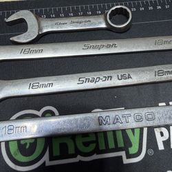 Snap-on 18mm Only Wrenches 