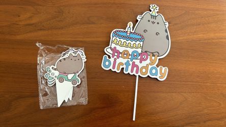 Pusheen Cake And Cupcake Toppers
