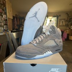 Jordan 5 Wolf Grey Size 12 