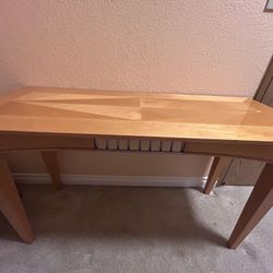 wooden side table