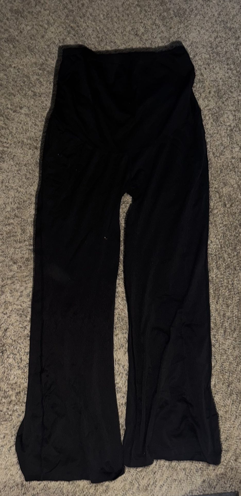 Maternity Flared Black Leggings